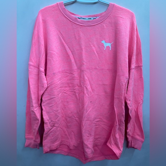 VS PINK Cozy Oversized Long Sleeve Shirt - Picture 1 of 4